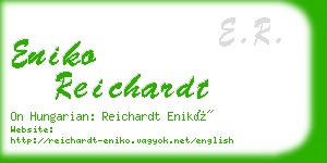 eniko reichardt business card